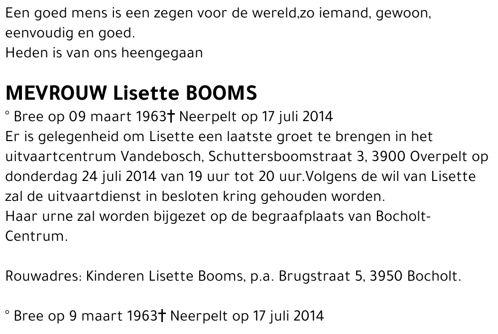 Lisette Booms