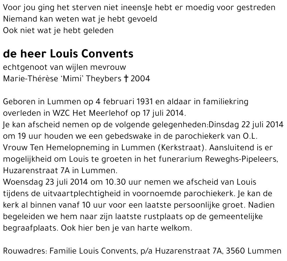 Louis Convents