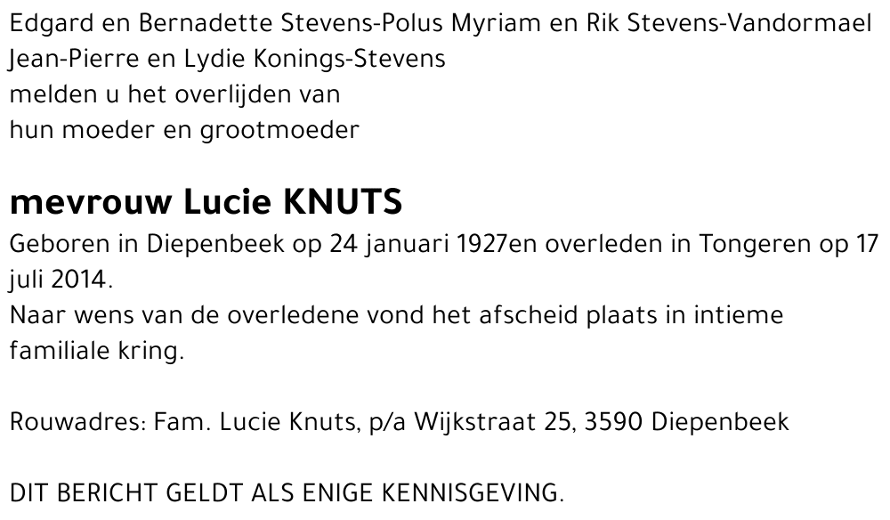 Lucie Knuts