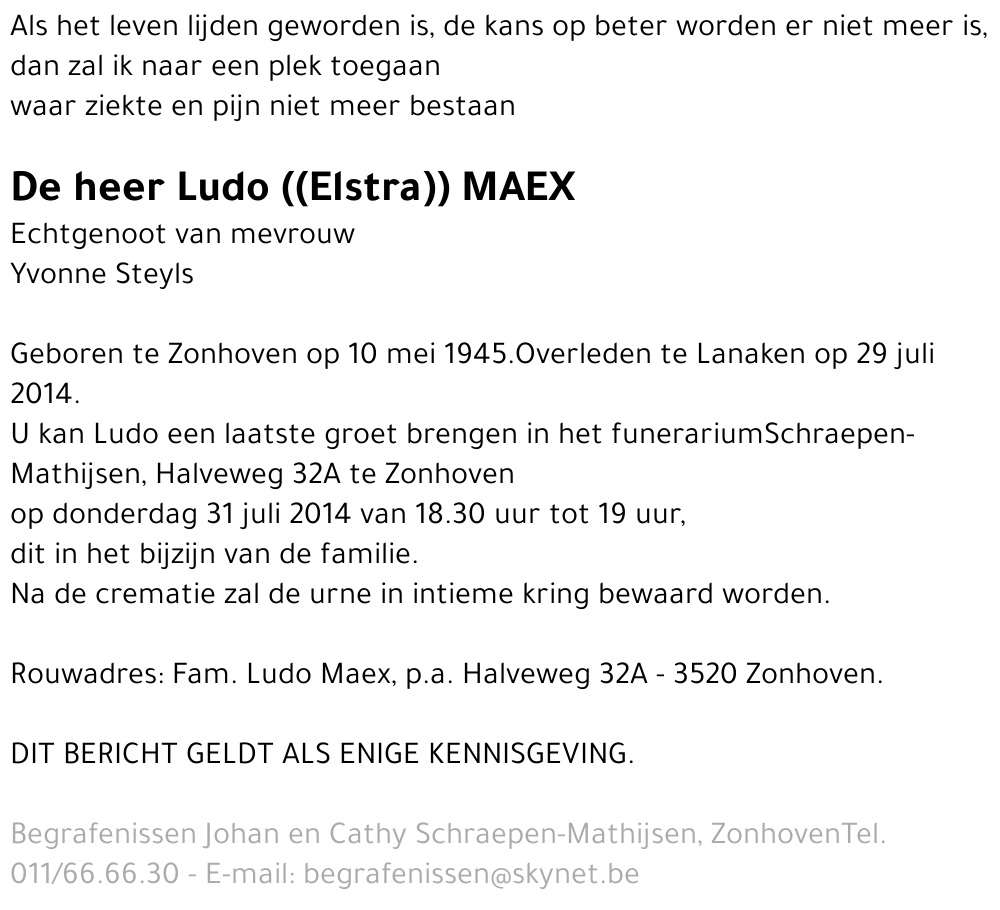 Ludo Maex