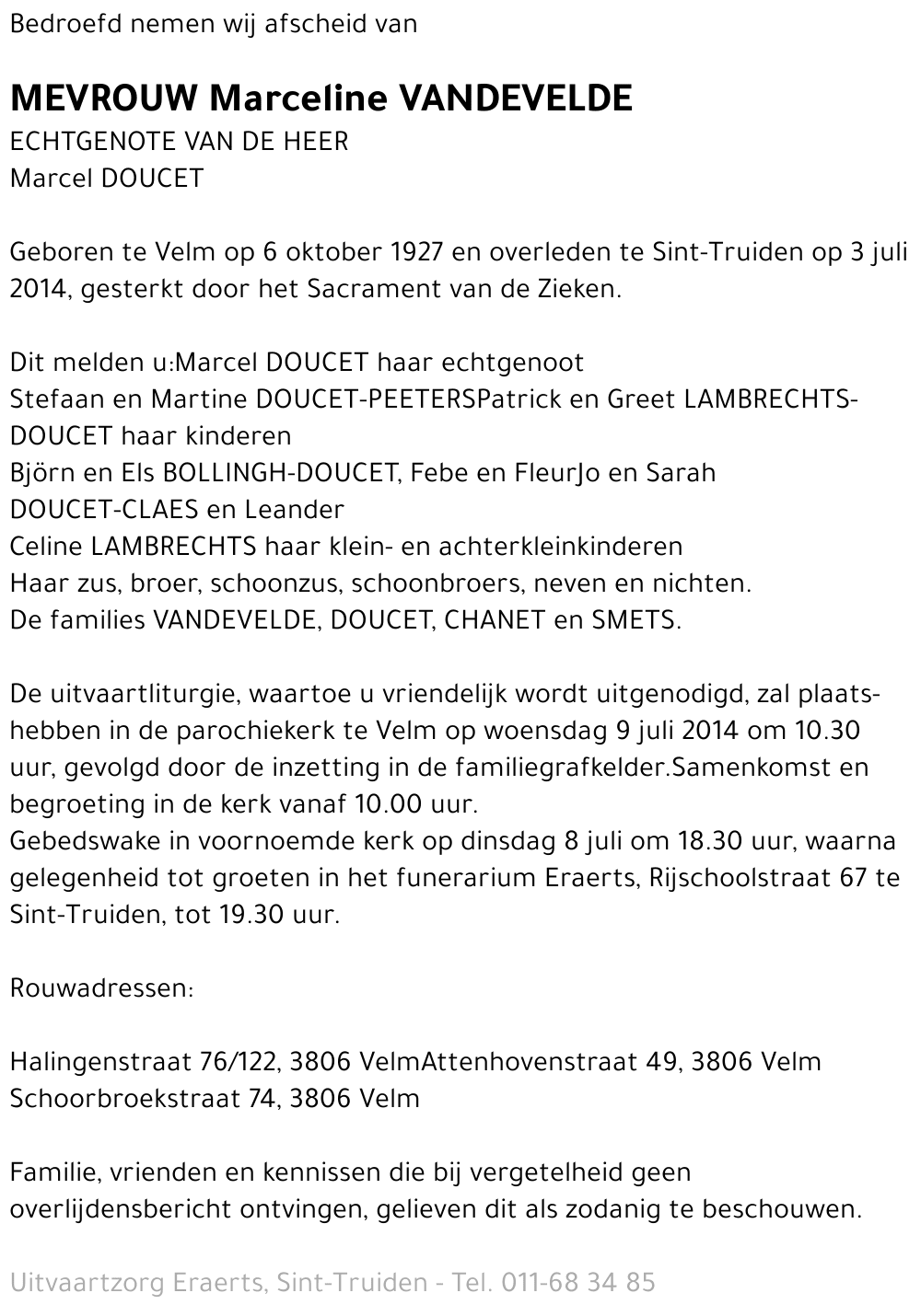 Marceline Vandevelde