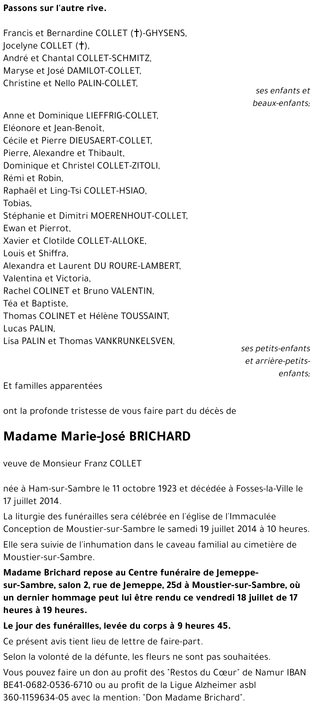 Marie-José BRICHARD