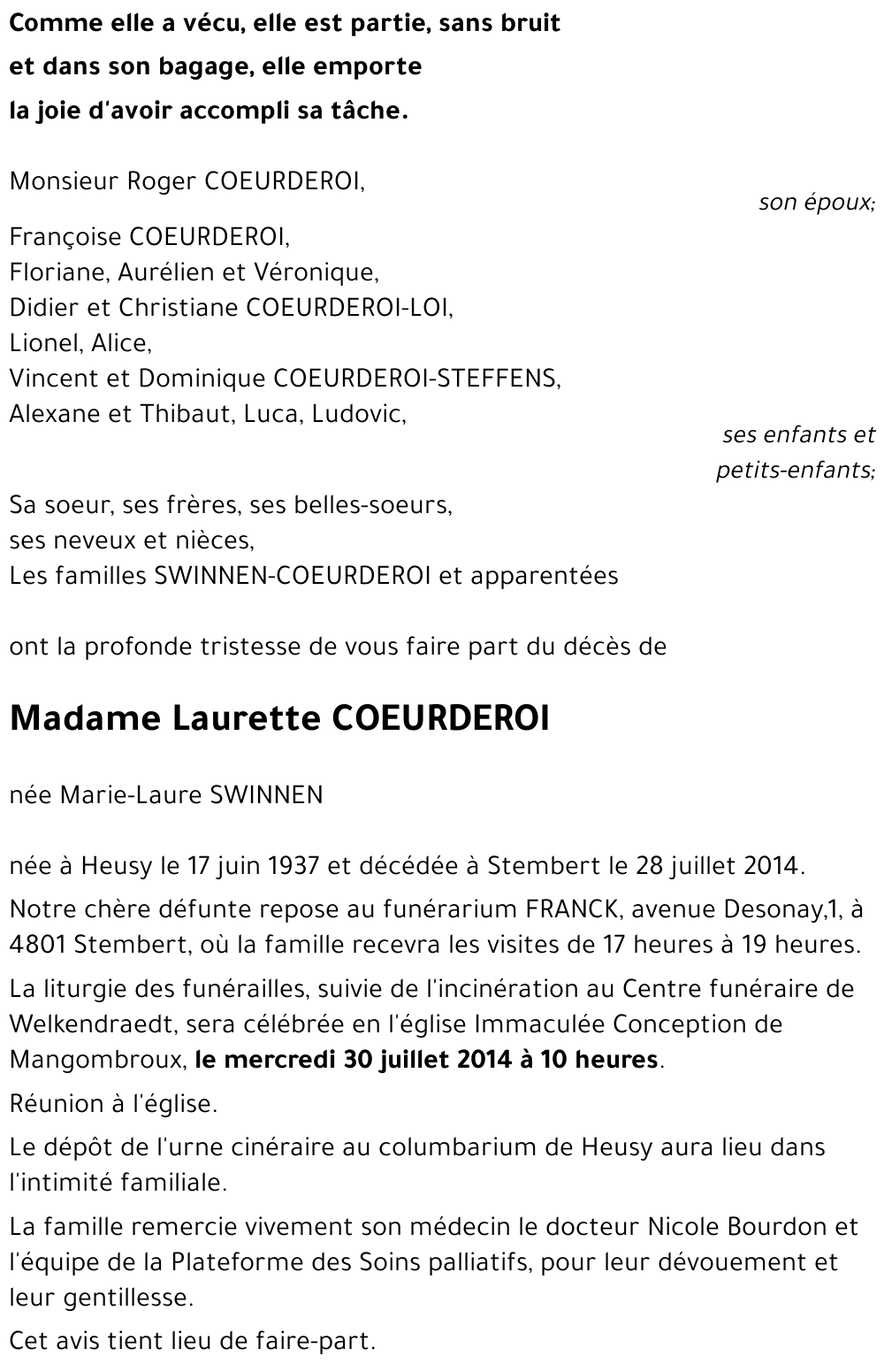 Marie-Laure SWINNEN