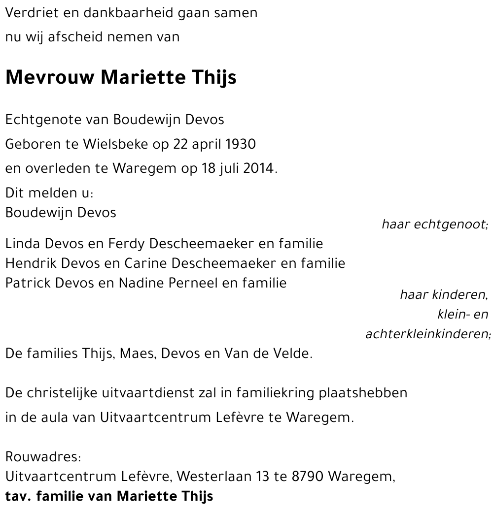 Mariette Thijs