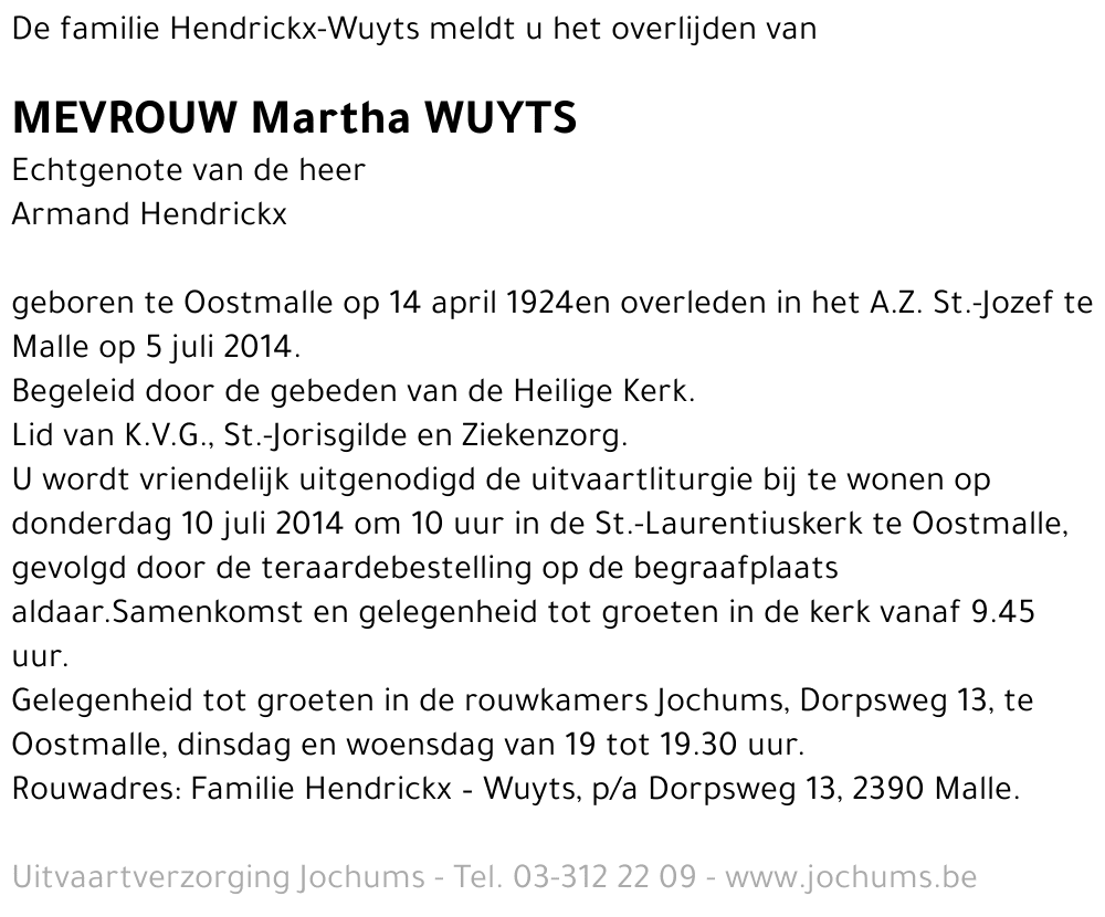 Martha Wuyts