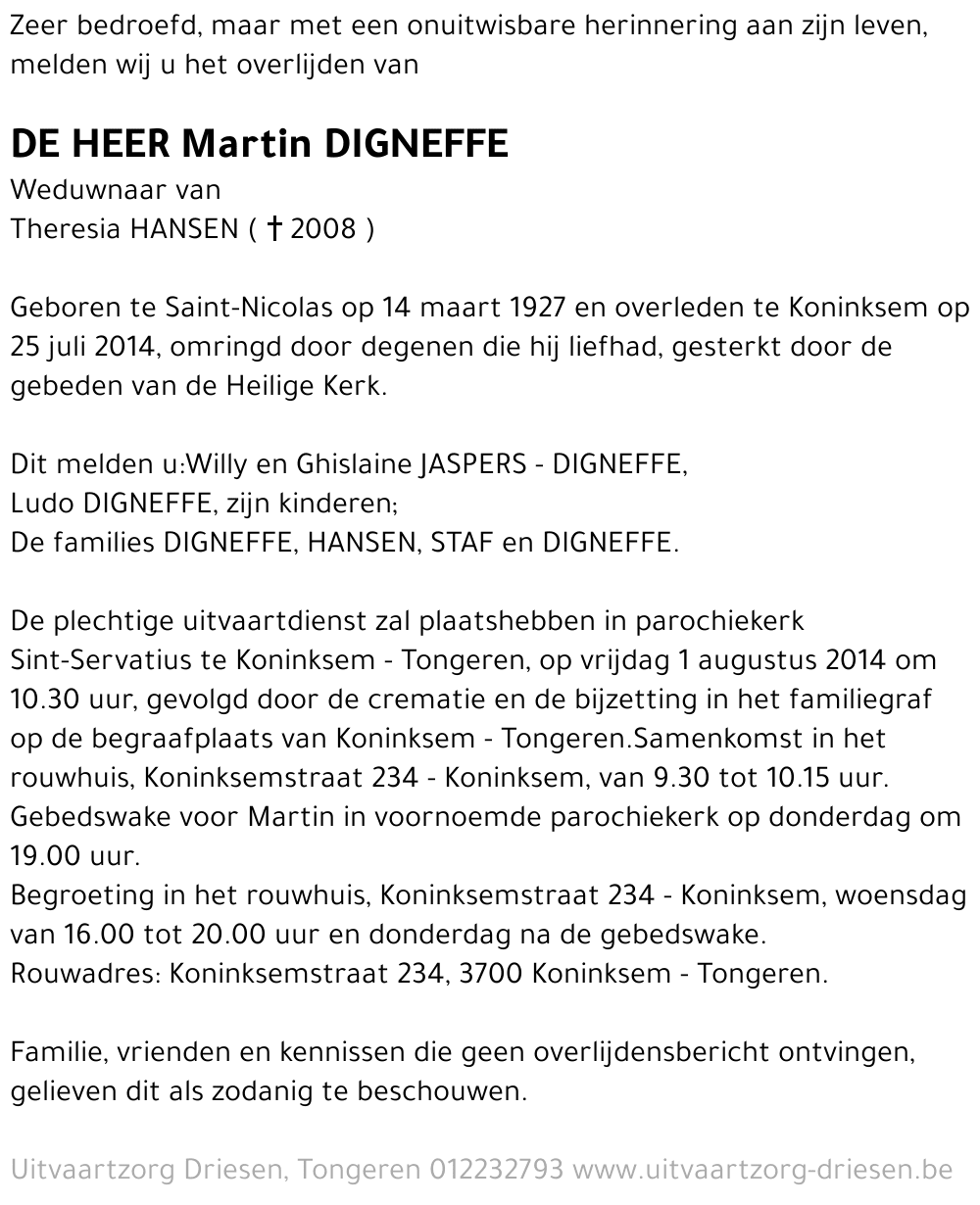Martin Digneffe