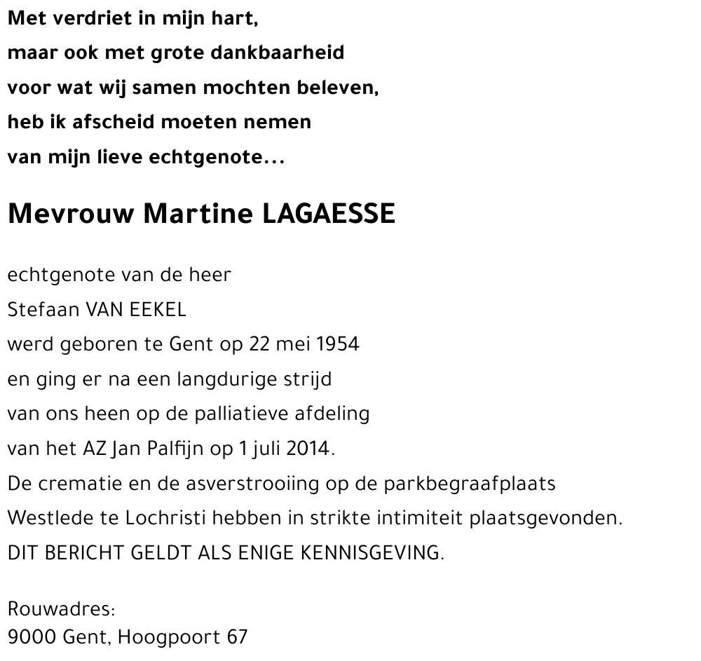 Martine LAGAESSE