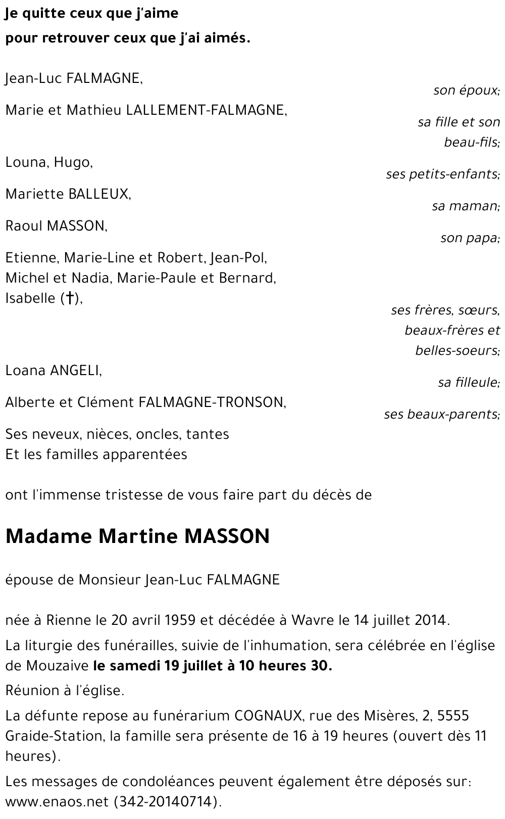 Martine MASSON