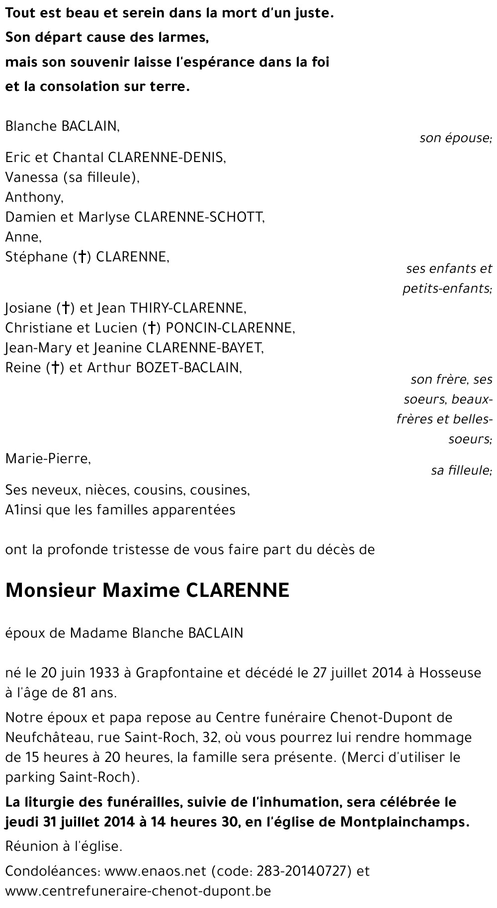 Maxime CLARENNE