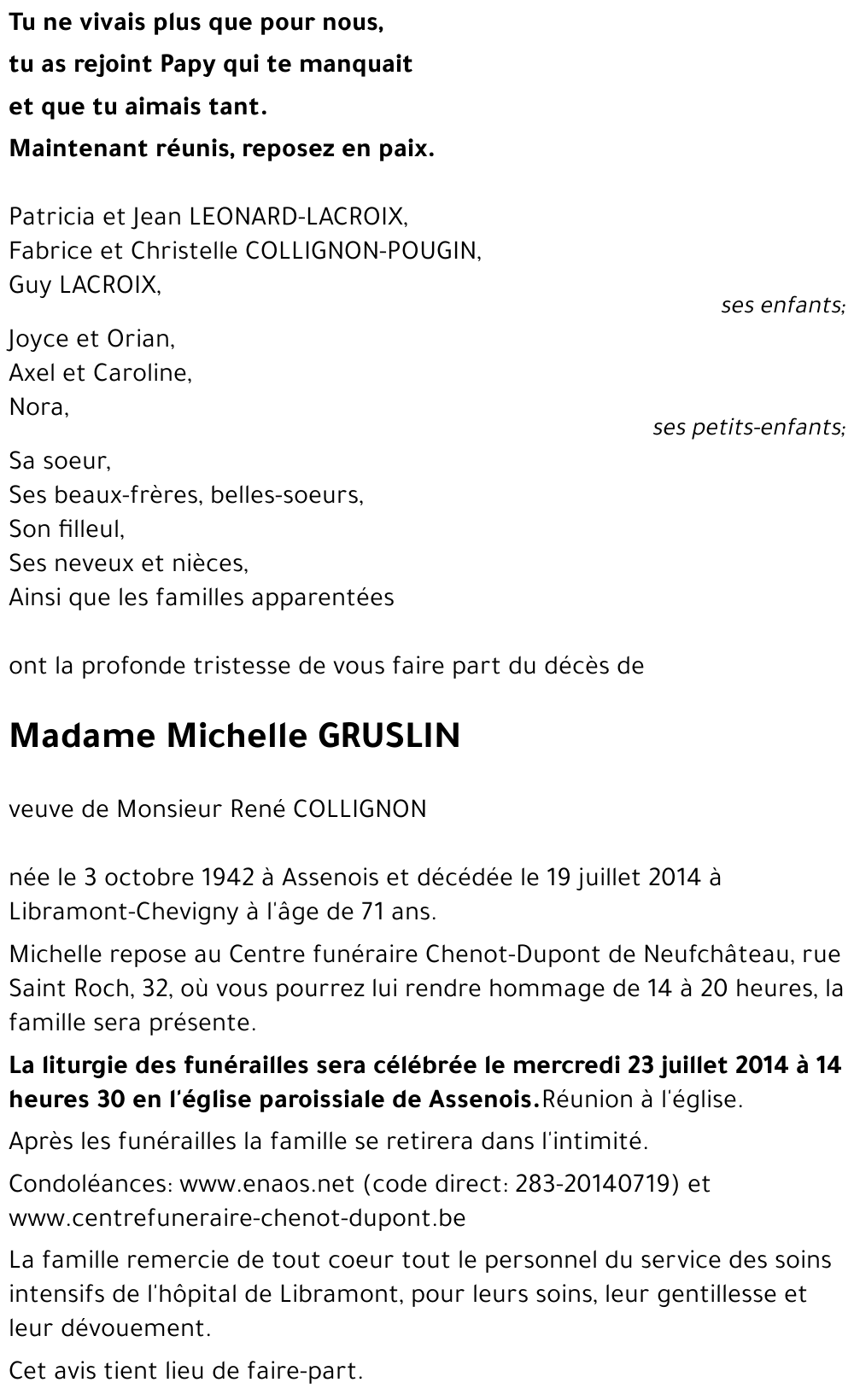 Michelle GRUSLIN
