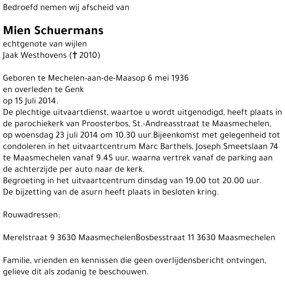Mien Schuermans
