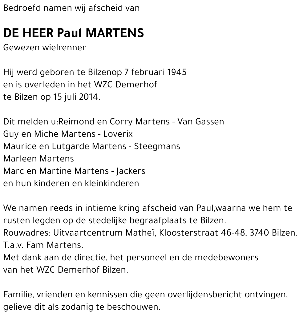 Paul MARTENS