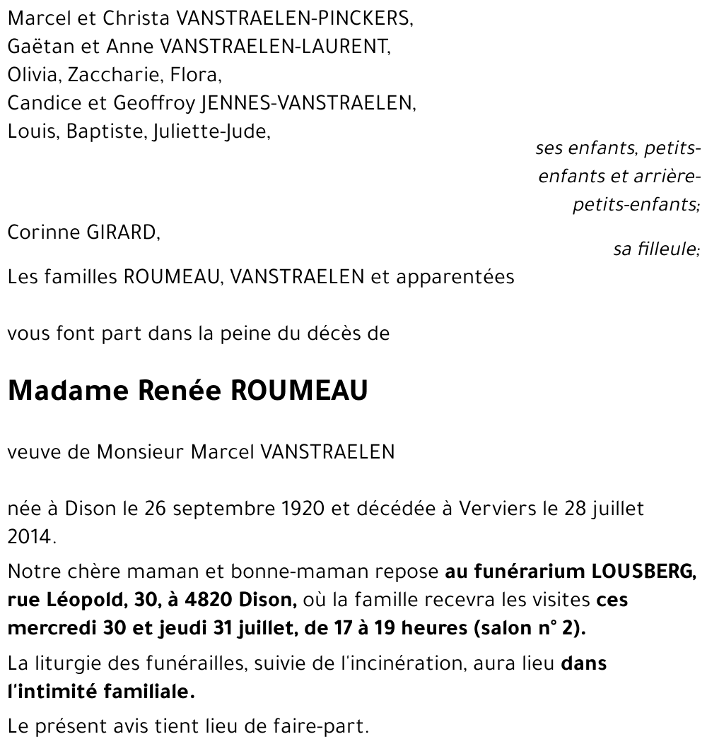 Renée ROUMEAU