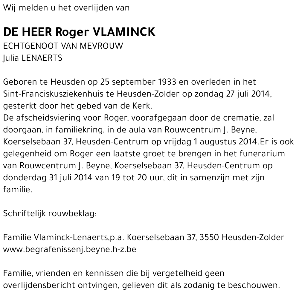 Roger Vlaminck