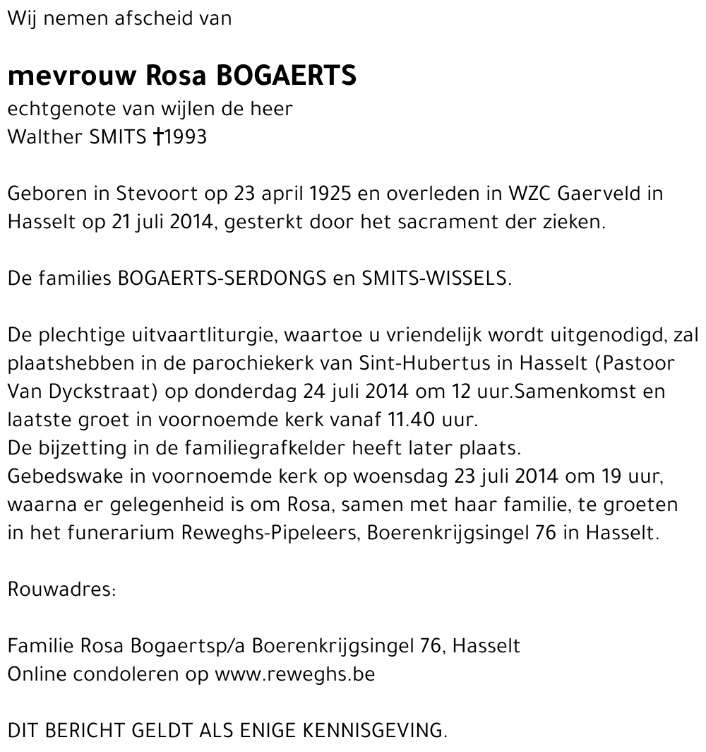 Rosa Bogaerts