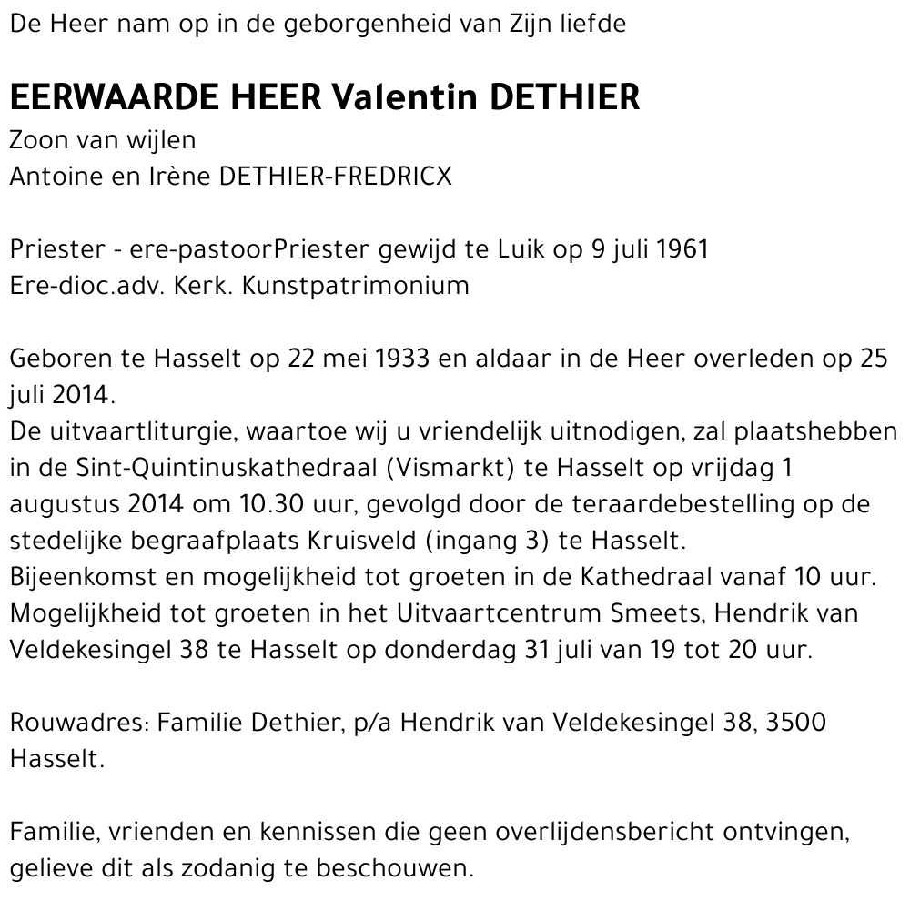 Valentin Dethier