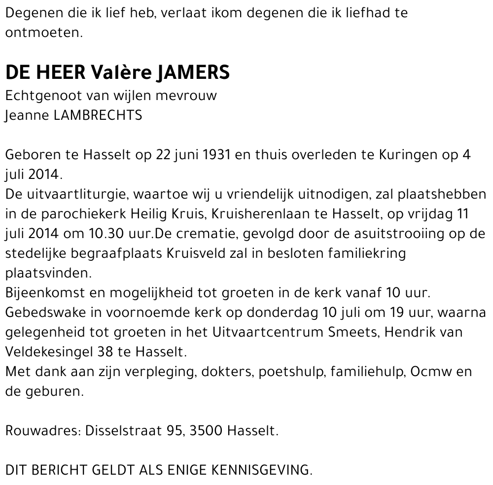 Valère Jamers