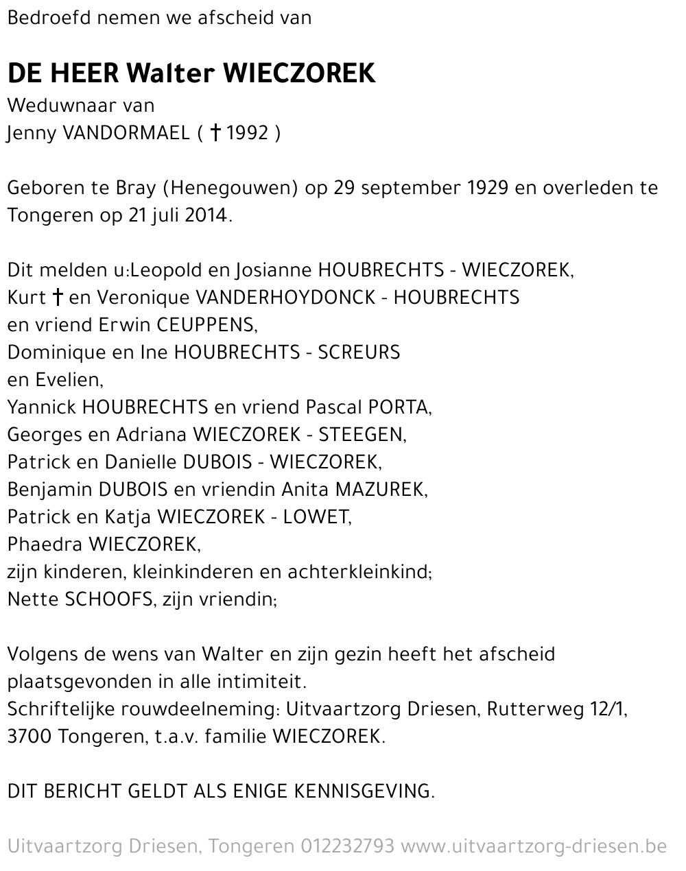 Walter Wieczorek
