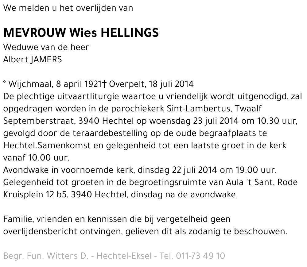 Wies HELLINGS