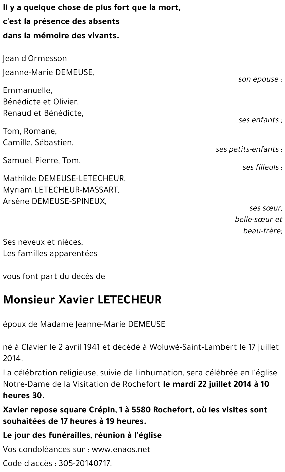 Xavier LETECHEUR