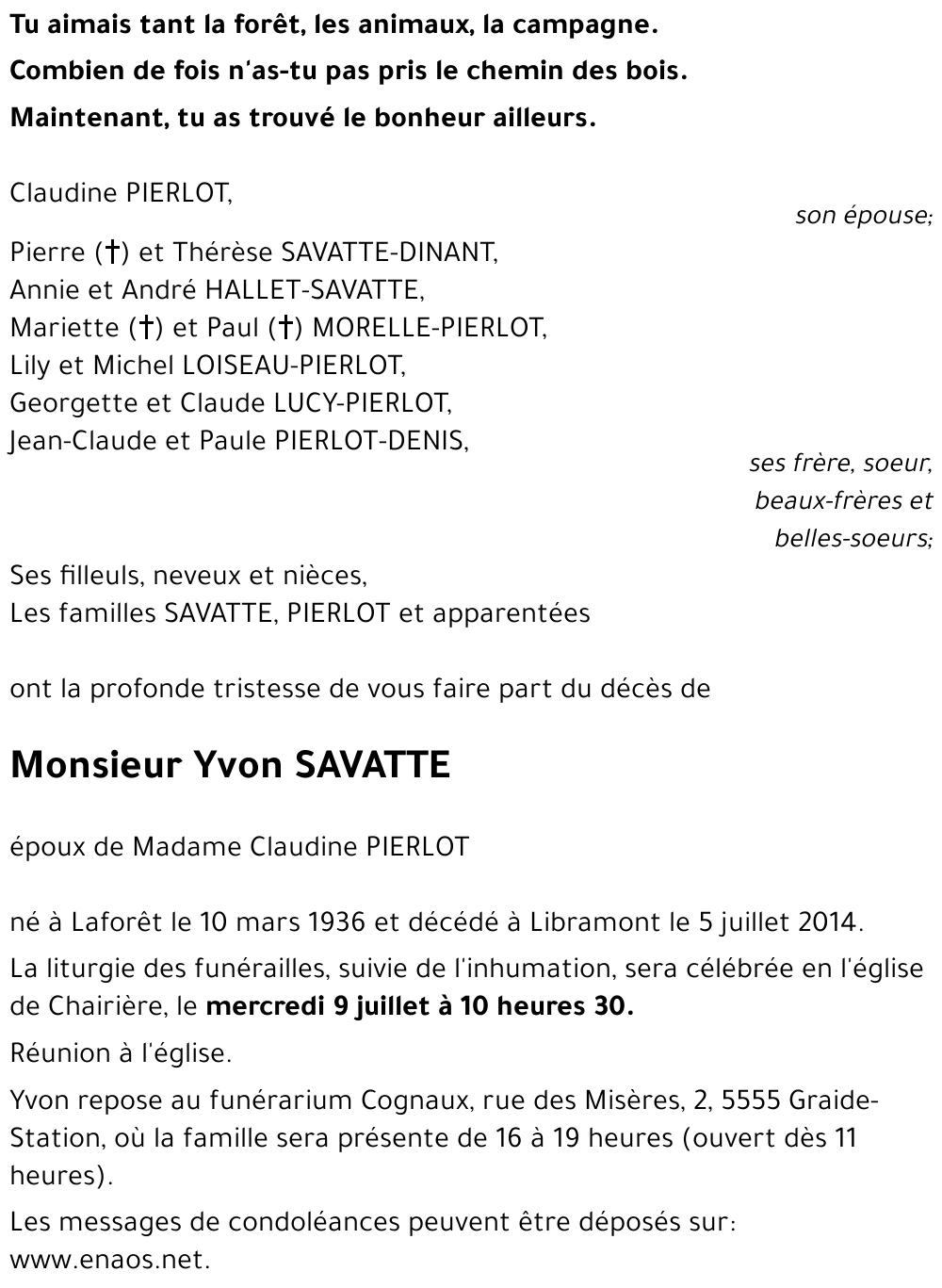 Yvon SAVATTE