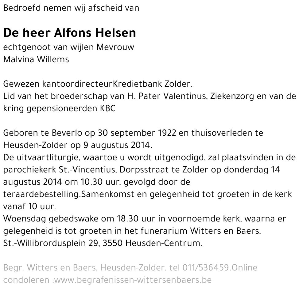 Alfons Helsen