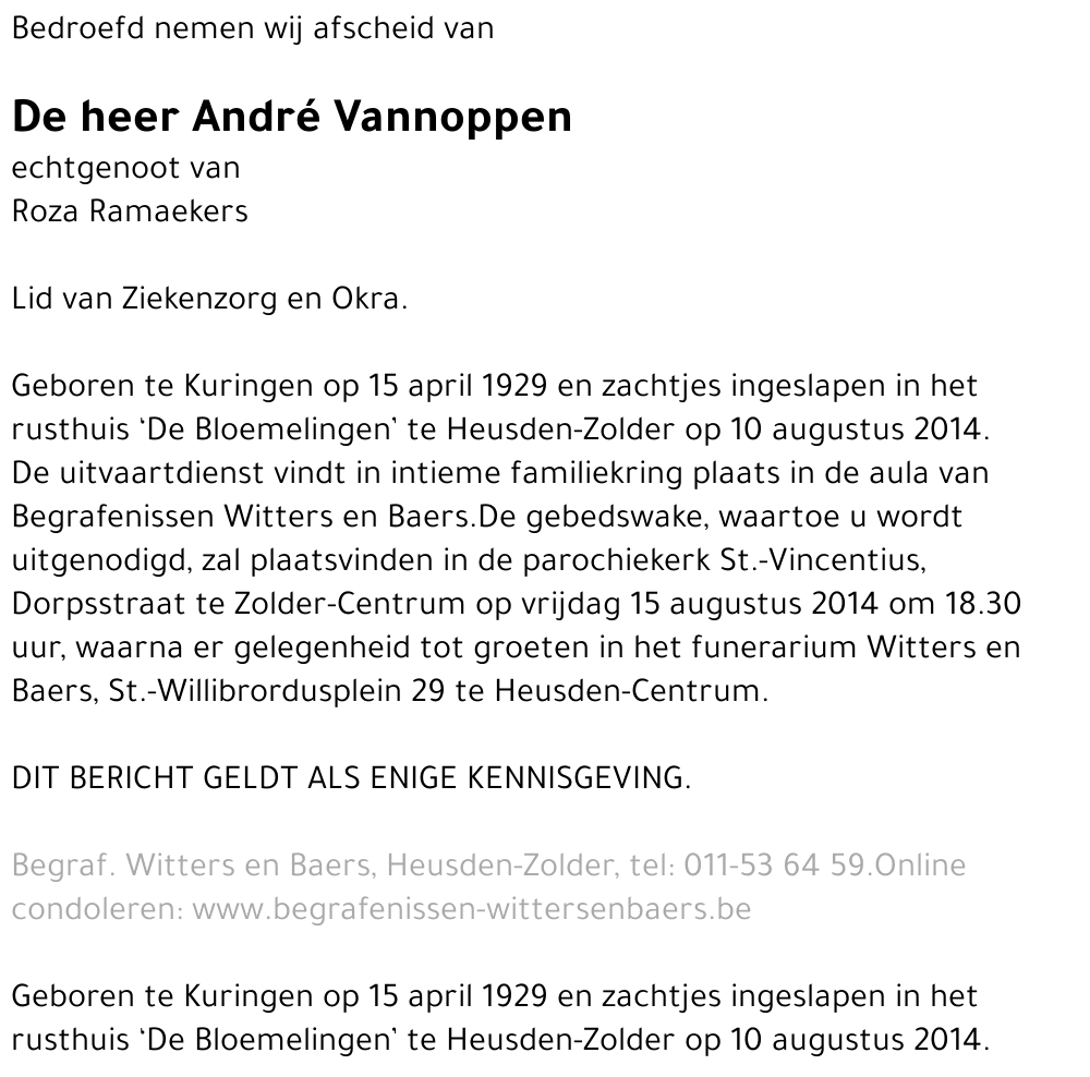 André Vannoppen