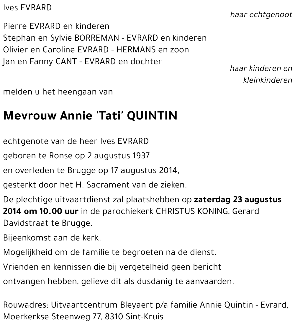 Annie Quintin