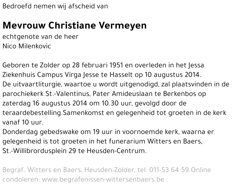 Christiane Vermeyen