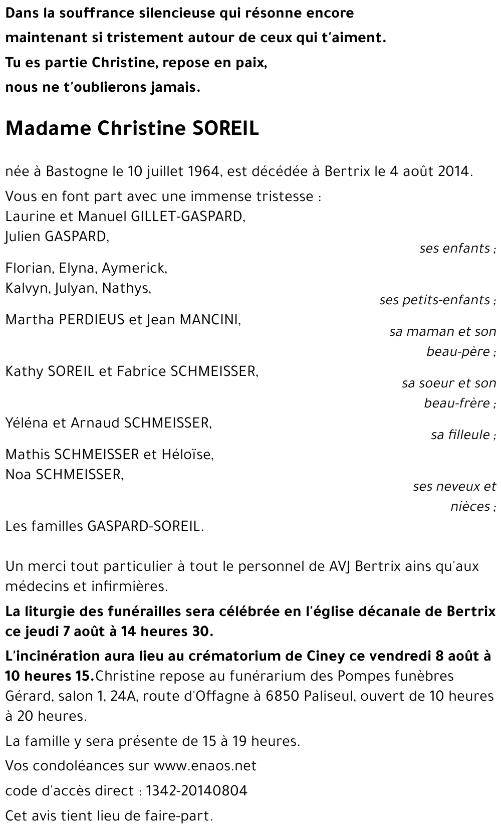 Christine SOREIL