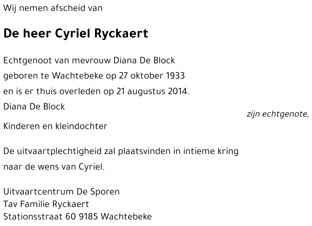 Cyriel Ryckaert