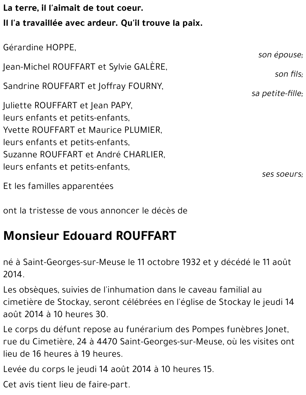 Edouard ROUFFART