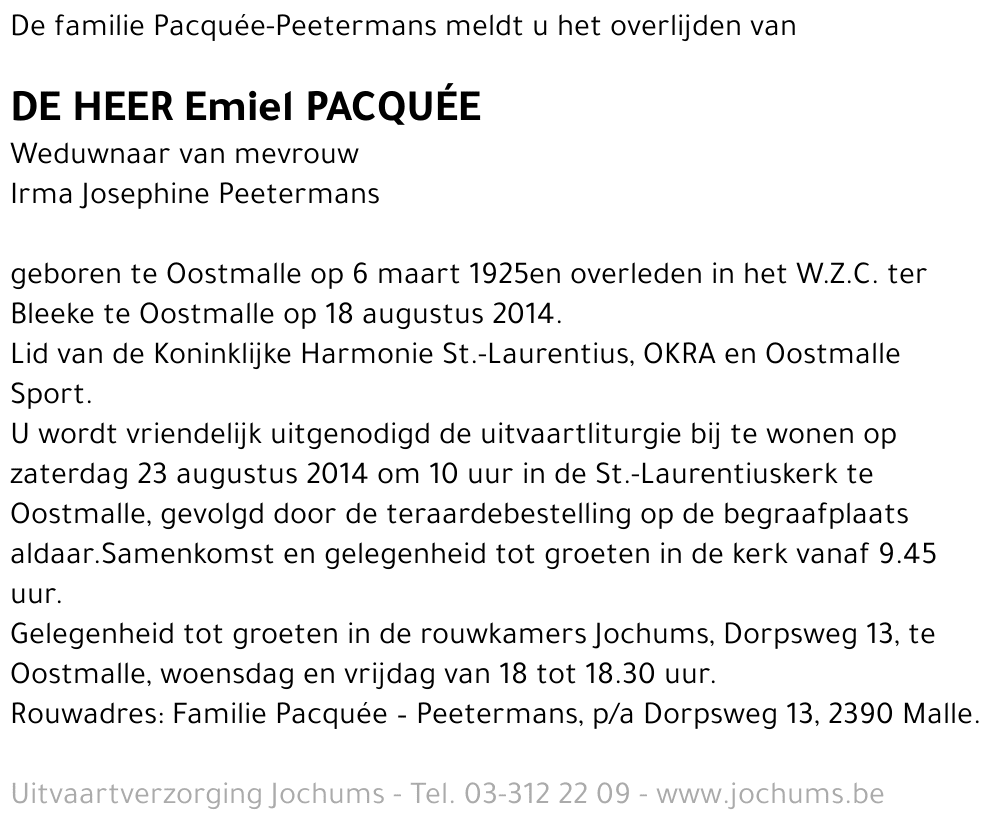 Emiel Pacquée