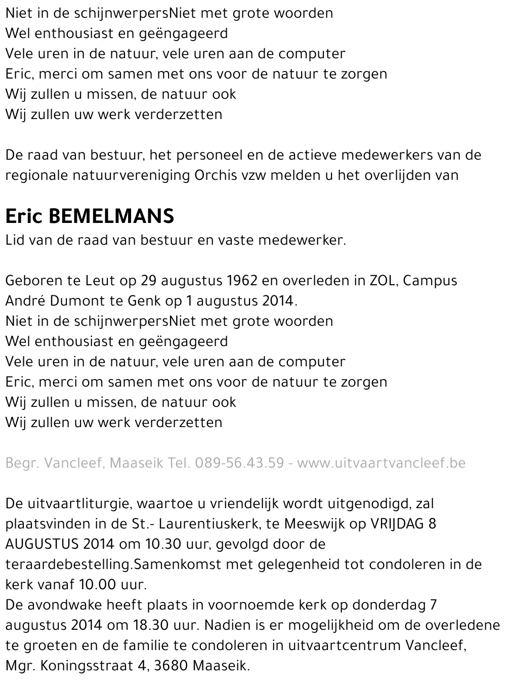 Eric Bemelmans