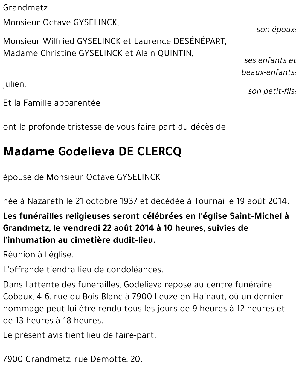 Godelieva De Clercq