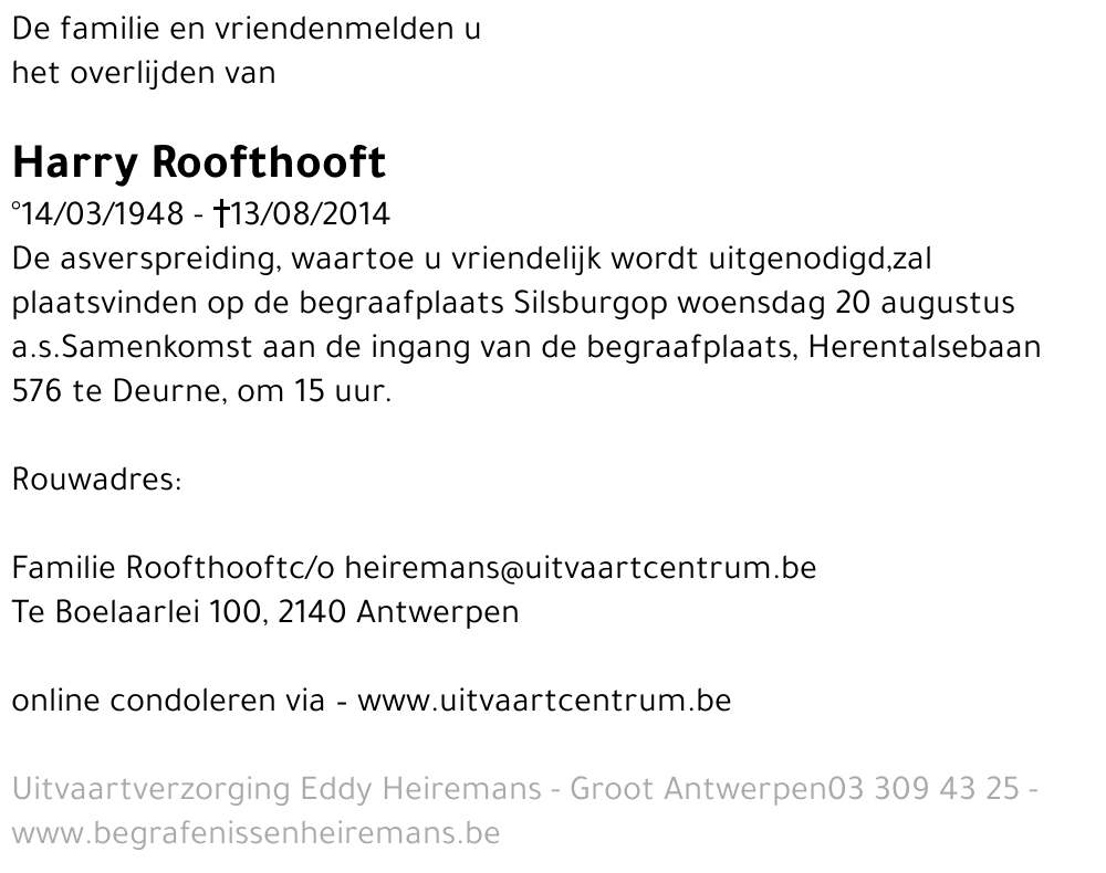 Harry Roofthooft
