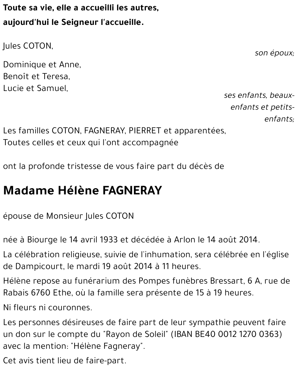 Hélène FAGNERAY