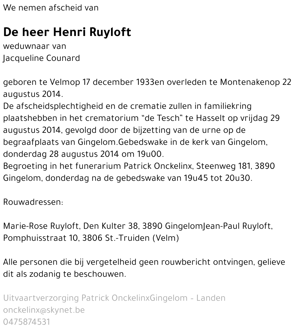 Henri Ruyloft