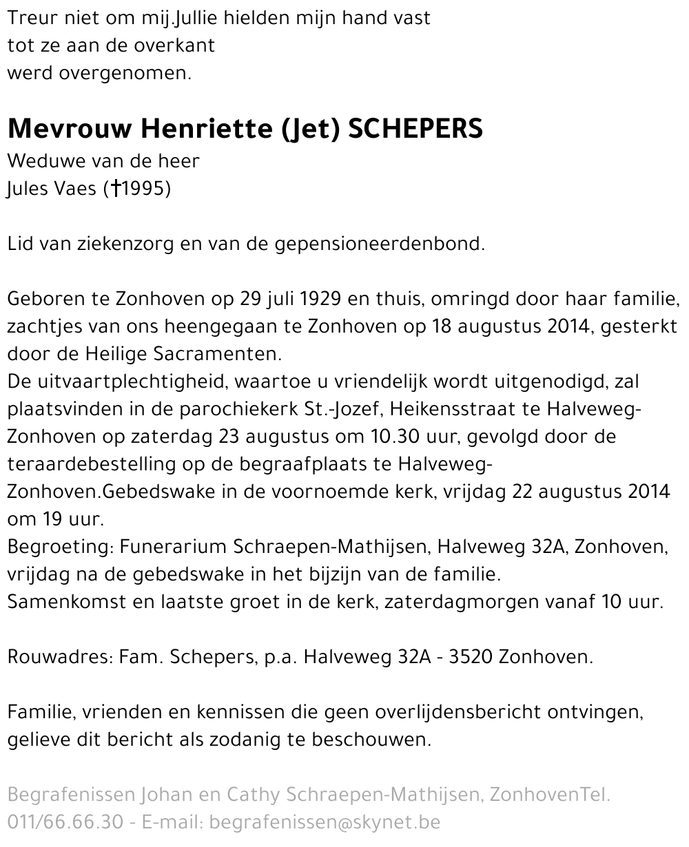 Henriette Schepers