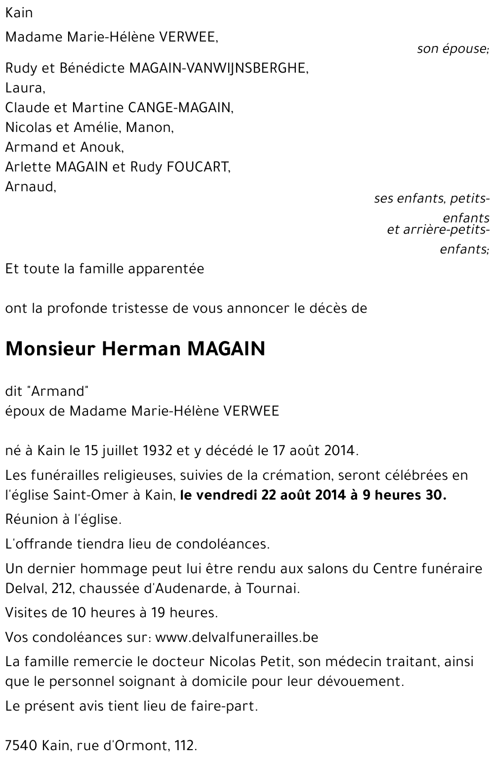 Herman MAGAIN