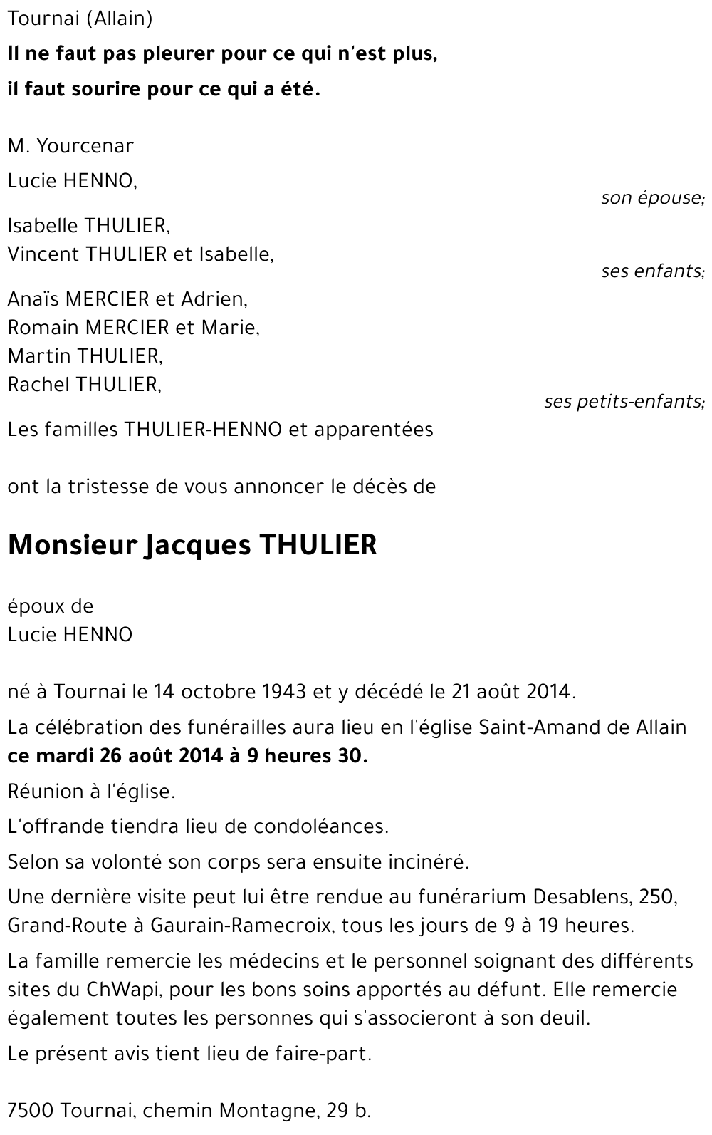 Jacques THULIER