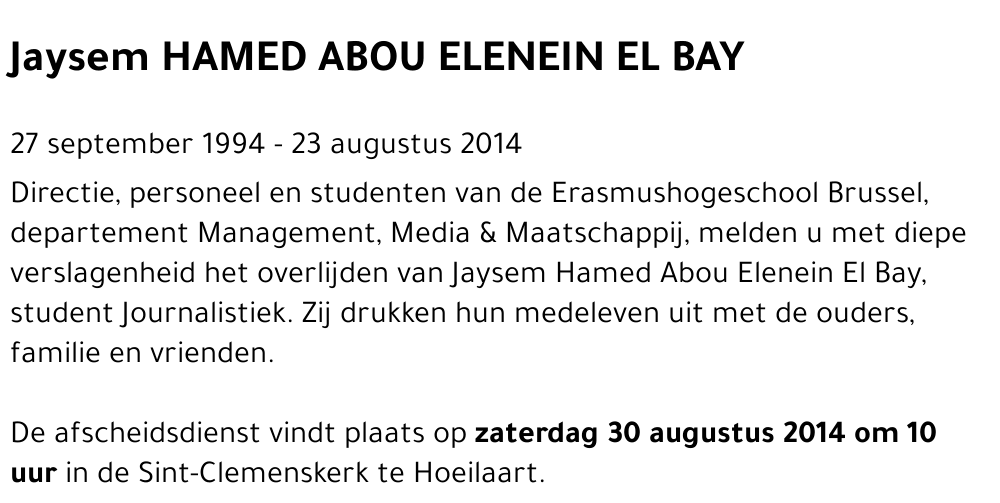 Jaysem HAMED ABOU ELENEIN EL BAY