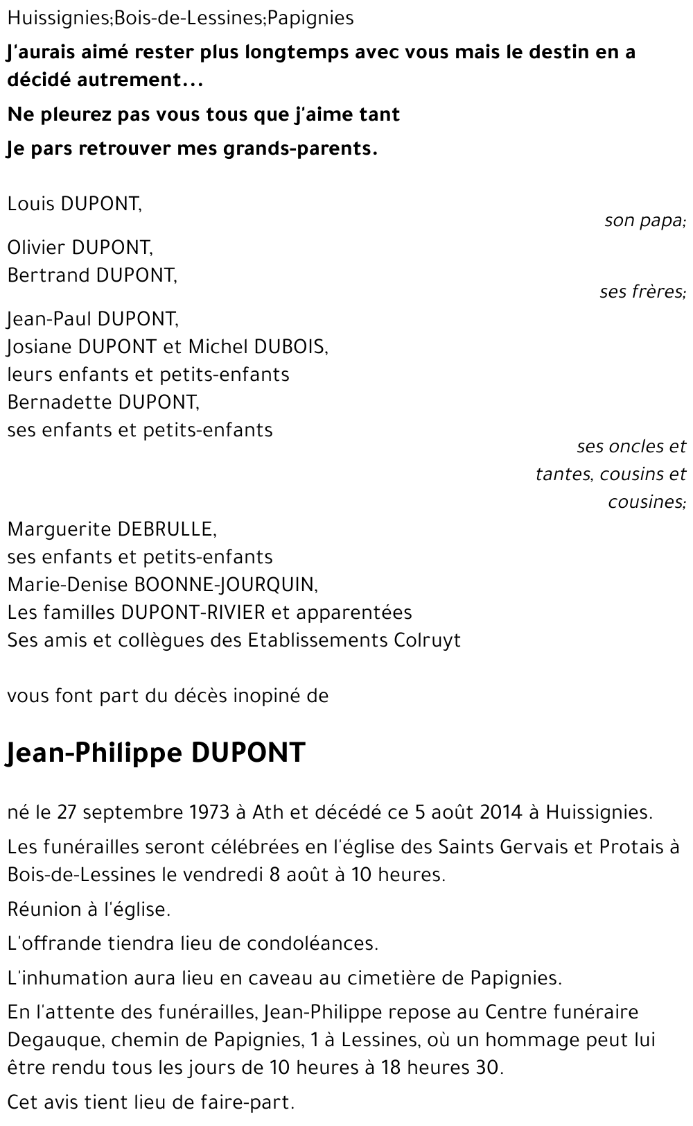 Jean-Philippe DUPONT