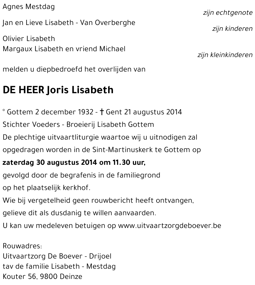 Joris LISABETH