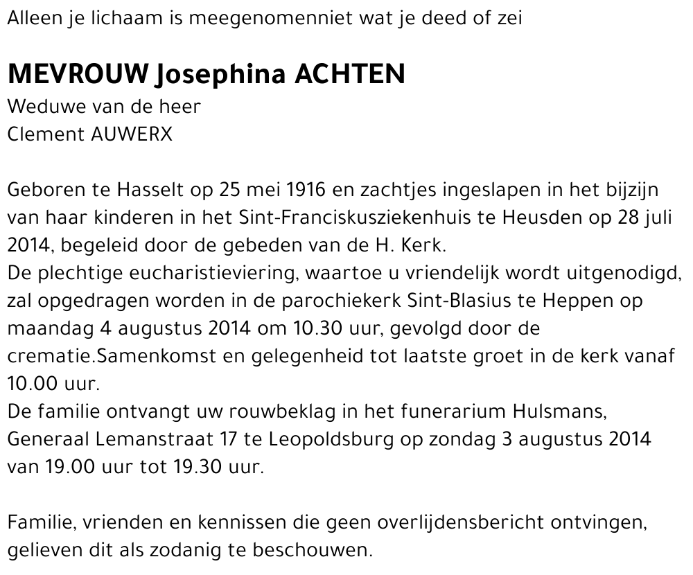 Josephina Achten