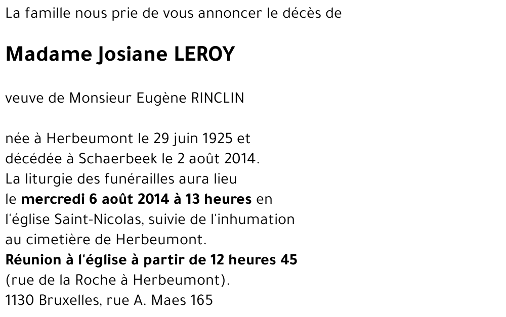 Josiane LEROY