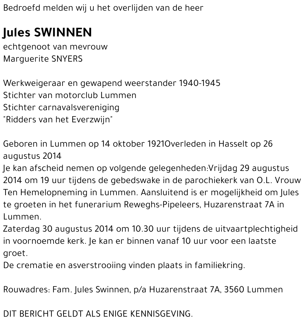 Jules Swinnen