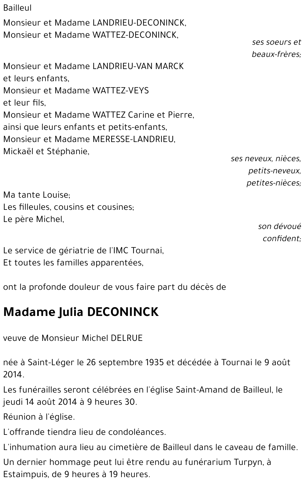 Julia DECONINCK