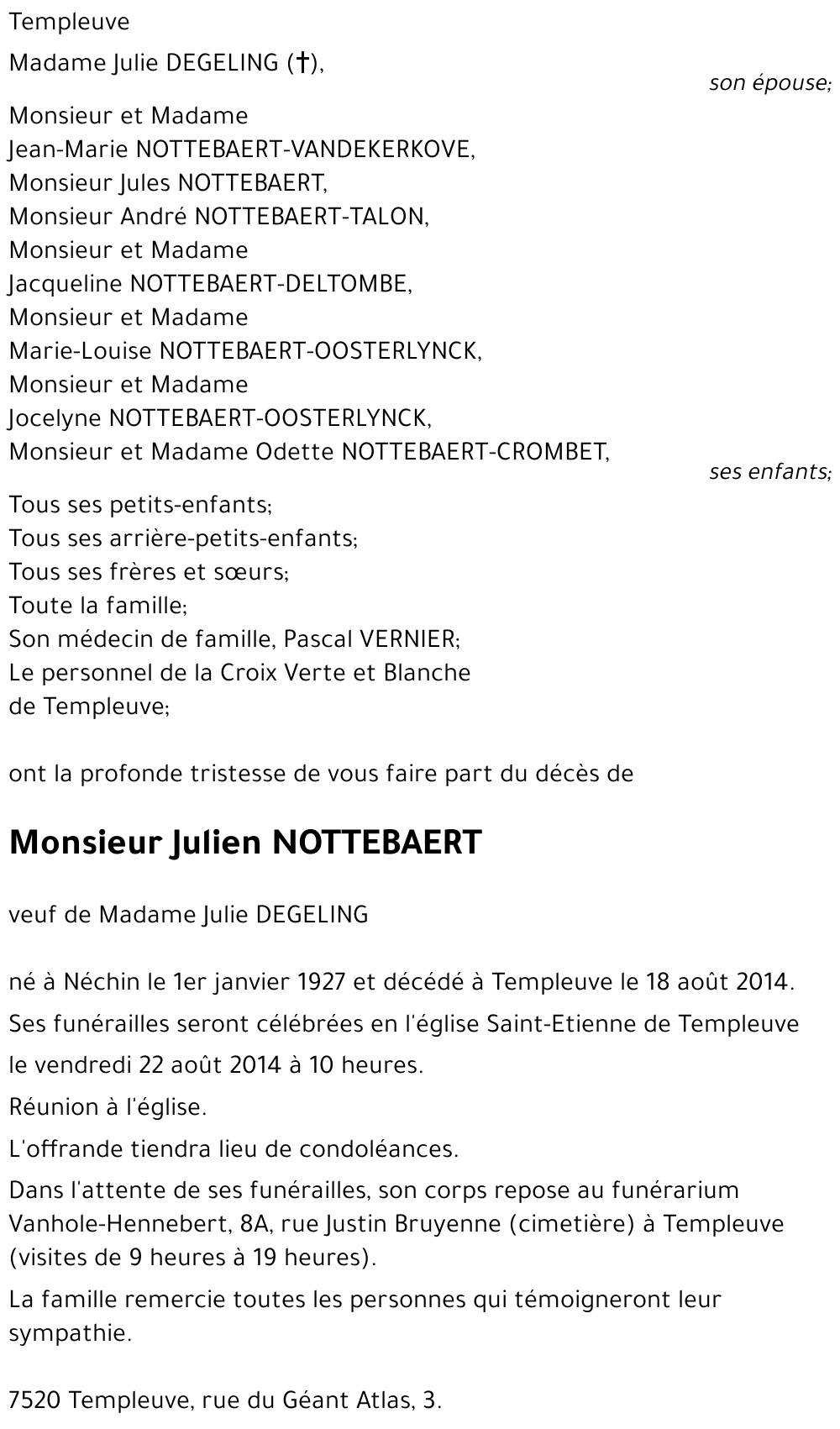 Julien NOTTEBAERT