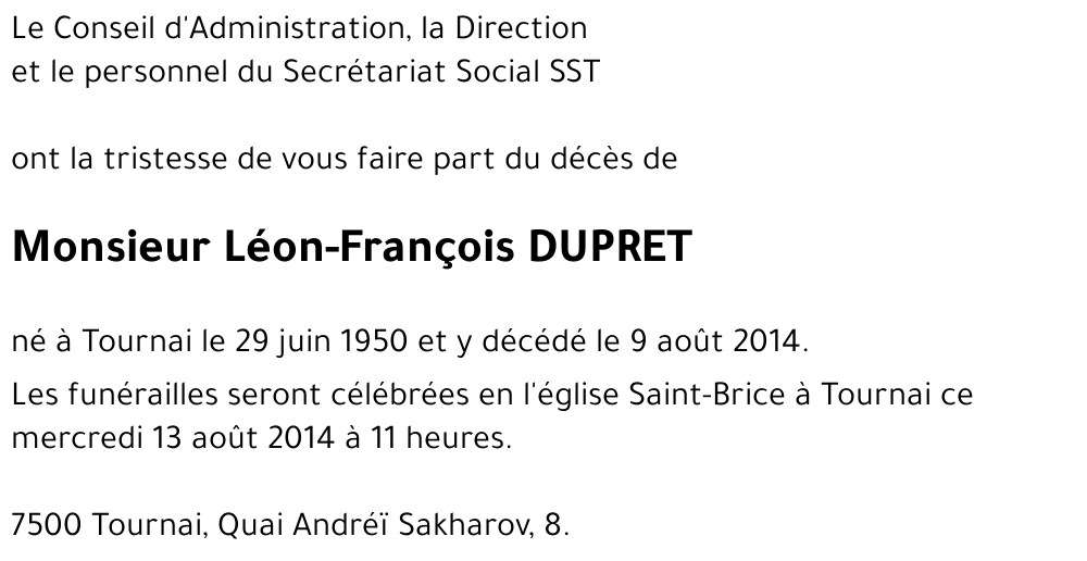Léon-François DUPRET